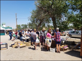 47-Saturday morning community yard sale had something for everyone