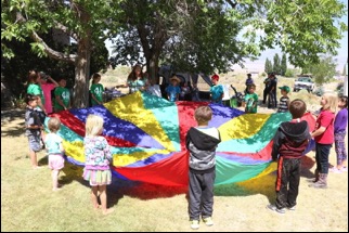 Free kids games were held on Baker Hall lawn