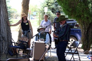 Free musical entertainment was provided Saturday at Baker Hall. This is Andy Monaco playing some songs.