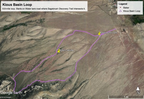 Kious Basin loop trail